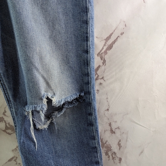 Joes Jean Women 27 Exposed Button Fly High Rise Straight Crop Debbie Denim - Picture 12 of 14